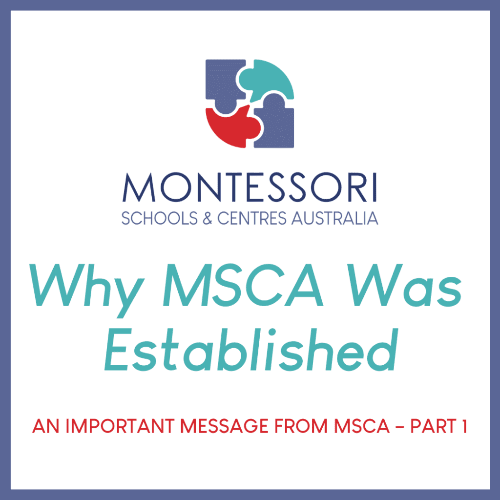 Why MSCA was established. An important message from MSCA PART 1