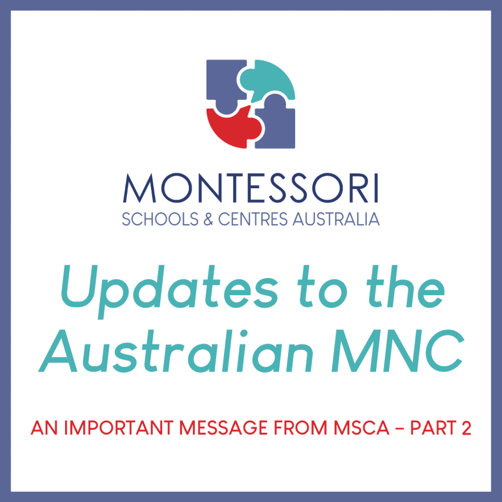 Updates to the Australian MNC. and important message from MSCA - part 2