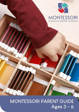 Montessori parent guide ages 3 - 6 book cover
