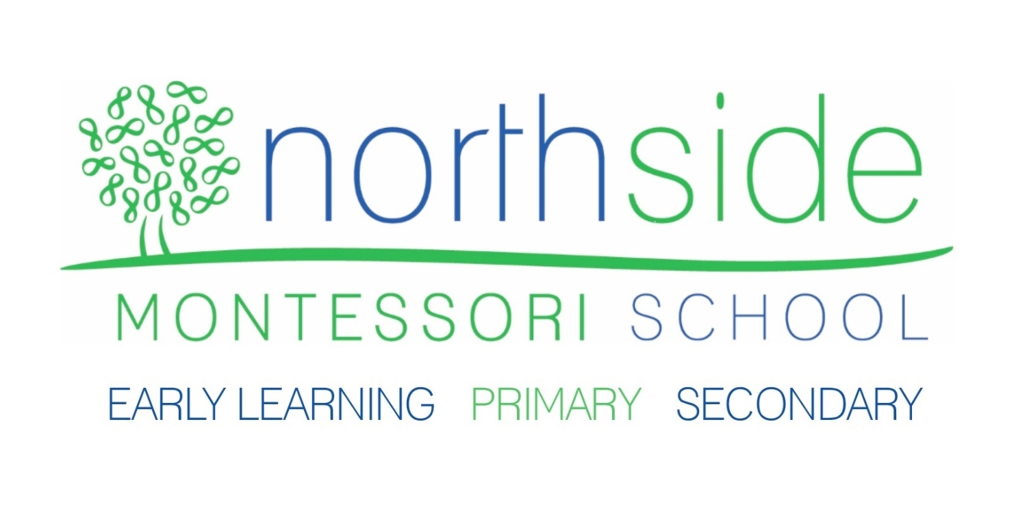 Northside montessori school early learning primary and secondary logo