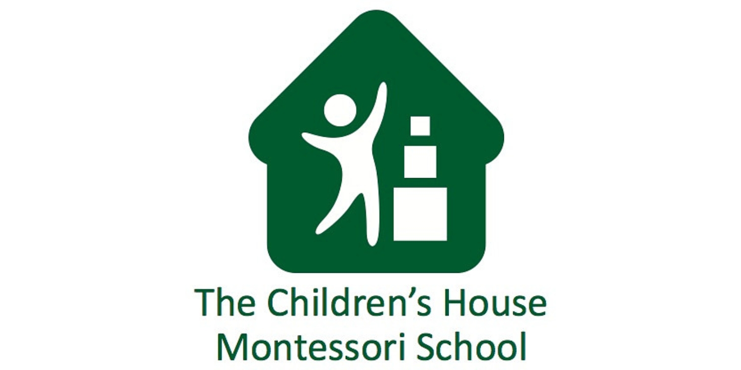 the children house montessori school logo in green