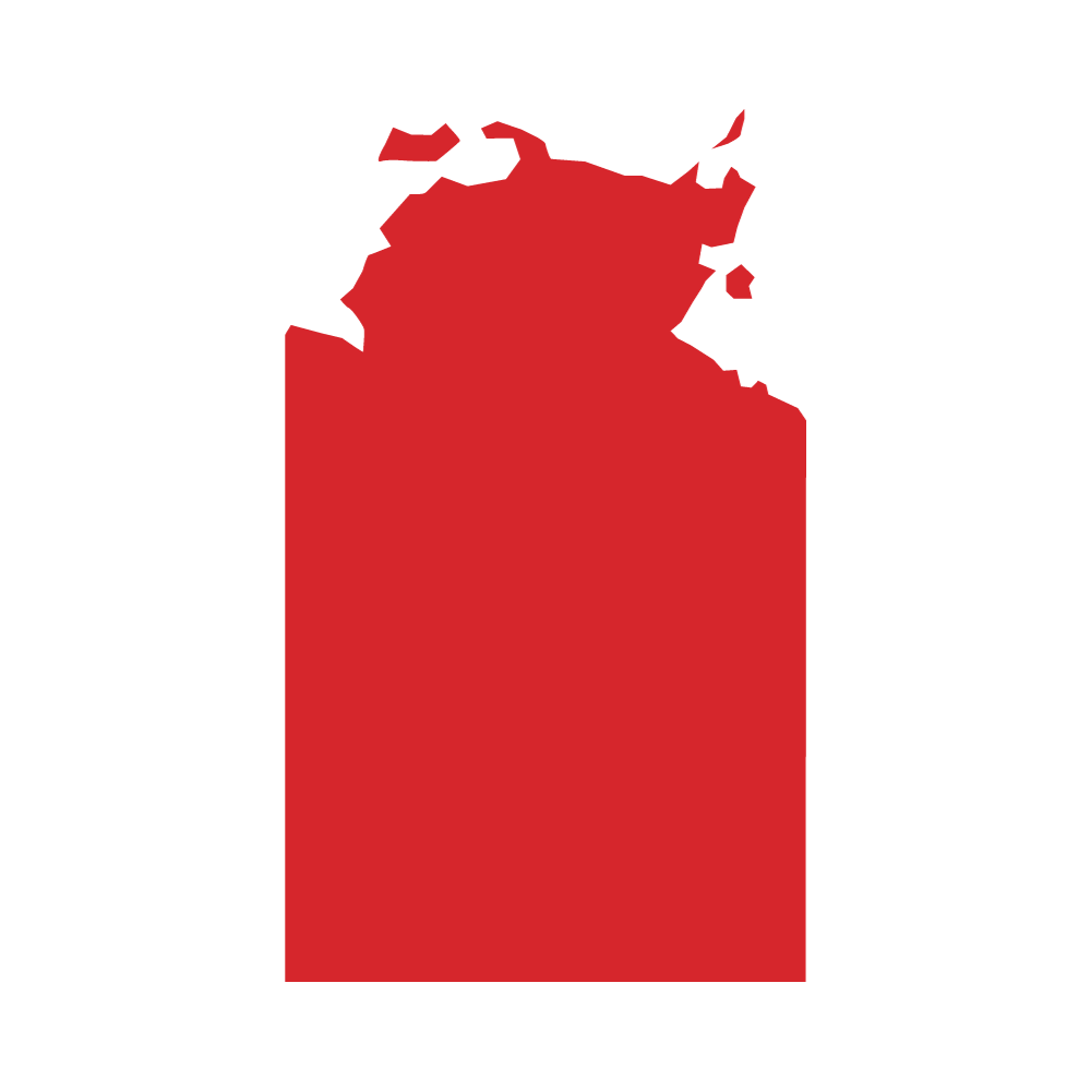 Northern Territory map segment