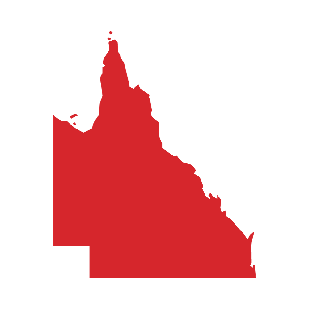 Queensland map segment